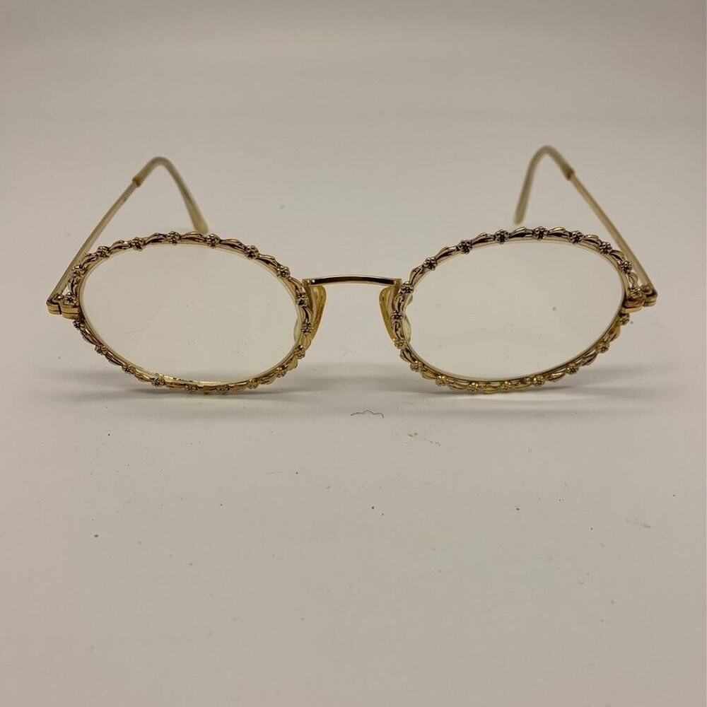 Vintage 1960's Eyeglasses Shuron 5 1/4 12k Antique Frames